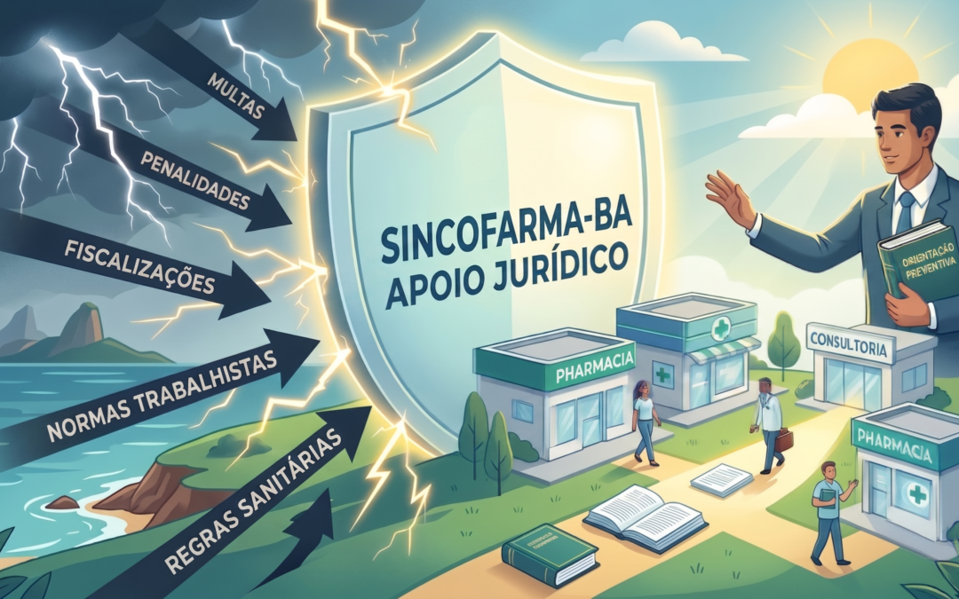 SINCOFARMA-BA reforça apoio jurídico contra multas e fiscalizações